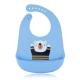 Water Resistant Silicone Baby Bibs BP Free For 1 - 3 Years Old Portable