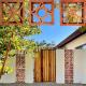 Decorative Building Tile Outdoor Terracotta Screen Artistic Traditional Style Wall Decoration Hollow Red Clay Bricks