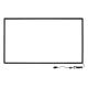 Ultra thin Multitouch Infrared Touch Screen 10 Touchpoints IR Touch Display