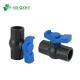 Blue Plastic/PVC Handle BSPT Thread Ball Valve for Irrigation Customization Option