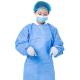 SMS Non Woven Disposable Protective Gowns , Disposable Surgeon Gown Hospital