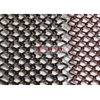 Aluminum Stainless Steel Copper Metal Coil Drapery Mesh For Interior Decoration