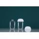 PET flat clear plastic hand soap bottle with cap,Airless Pump Bottle With Snap Lotion Pump ,Travel Kit Bottle