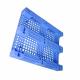 HDPE Blue Rackable Plastic Pallets Durable Solid Flat Racking 1200x1000mm