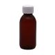 120ml Cough Syrup Round Liquid Frost Plastic Bottle Container for Medical Waste