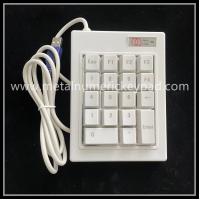 White Bank Counter 1.5m Plastic Numeric Keypad Computer Numeric Keys