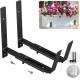 Adjustable Window Flower Box Brackets for Planter Box Nonstandard 6 to 12 Inches