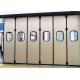 Fire Station Bi Fold Industrial Sliding Folding Doors 60HZ Sandwich Panel 60HZ RAL Color