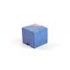 Stamping Custom Printed Jewellery Boxes Blue Cardboard Earring With Finger Position