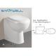 Wall Faced Toilet Living Room Hotel  , Compact Close Coupled WC 540*380*450 mm