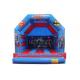 Inflatable Superhero Bouncy Castle / Kids Jump House WSC-234 Plastic Material