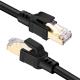 Black 25Gbps Copper Cat8 Patch Cable Super Fast Transmission Rj45 Cat8 Cable
