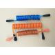 Extendable Double Plastic Spiral Coiled Fall Protection Safety Harness Using Fashion Custom Colors Ropes