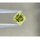 Synthetic High Clarity vS1 Lab Grown Yellow Diamond Asscher Shaped