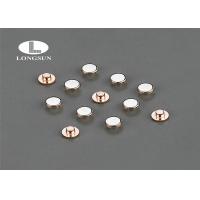 Silver Contact Rivets Fixed Flat Head Solid Rivets For Household Appliances