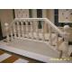 Pillar Railing Marble Stone Slab 132.8Mpa Outdoor Balcony Staircase