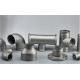 Stainless Steel Grooved Pipe Fittings With Sandblasting / Polishing Surface