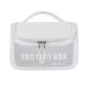 White Eyelash Waterproof Cosmetic Bag And Pouches Purse