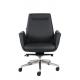 Conjoined Armrest 360 Degree Leather Revolving Chair With Castors