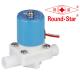 Plastic RO Solenoid Valve Quick Connector for  Water Dispenser 10MM AC220V DC24V