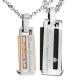 New Fashion Tagor Jewelry 316L Stainless Steel couple Pendant Necklace TYGN262