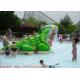 Crocodile Water Slide And Sprinkler Commercial Small Fiberglass Slide