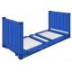 In line with international standards Used Flat Rack Containers 20gp steel dry containers