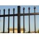 Flat Top Garrison Security Fencing panels, steel tubular fencing panels 2.1mx2.4m