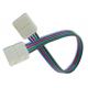 Solderless Wire LED Strip Connector Multi Color Customizable Any Angle