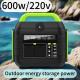 Hot Outdoor Camping Portable 600W 2200W 3000W Solar Generator with Renewable Energy
