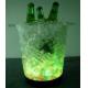 Waterproof PS Material color changing led ice bucket with 4pcs AAA battery for party, bar