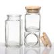 4Oz Spice Bottles Empty Glass Jar With Labels Seasoning Organizer Jars With Bamboo Lid