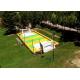 Outdoor 12 x 2 x 6m Inflatable Soccer Field / Football Pitch With Air Pump