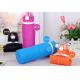 Large Capacity 750ml FDA food grade Silicone Outdoor Collapsible Folding Water Bottle