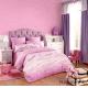 Removable Little Girls Bedroom Wallpaper , Girls Pink Bedroom Wallpaper