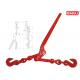 Drop Forged Lever Type Load Binders 1/2 - 5/8 Chain Size Lifting Chain Hooks