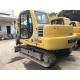 KOMATSU PC60-7 Second Hand Excavators 450mm Track Shoes Size Blade Available A/C