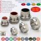 IP68 Hermetic Cable Glands Sealing Connectors Stainless Steel AISI 304 & AISI