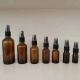 Practical Colored Amber Glass Spray Bottles Non Toxic Lightweight 4oz 16oz