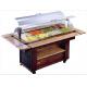 NN-SO1420 Salad Bar Commercial Buffet Equipment With Wheel For Convenient Moving