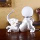 White elephant desk lamp