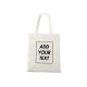 Custom Recycled Tote Bags , Unisex Fashion Cotton Canvas Shopping Bags