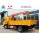 EURO 3 Emission 4x2 SINOTRUK HOWO Cargo Truck With 4 Tonner Crane Machine