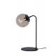 Decorative Bright Table Lamp , Black Modo Glass Bedroom Nightstand Lamps