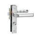 Zinc And Aluminum Alloy Door Handle Lock Flat Open Door For House