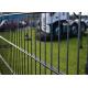 Double Wire Welded Mesh Fencing Security Hot Dipped Galvanized Treatment
