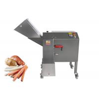 Heavy Duty Vegetable Processing Equipment Potato Crinkle Strips Cutting Machine 1000KG/H