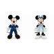 Disneyland Diamond Celebration Plush Mickey Mouse and Minnie Mouse