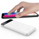 Three In One ABS + PCBA Material Fast Wireless Power Bank With 2 USB Output