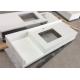 Pure White Kitchen Quartz Stone Countertops And Bathroom Vanity Tops Tampa